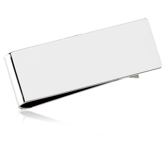 Men's Sterling Silver Standard Money Clip - Picture 1 of 2